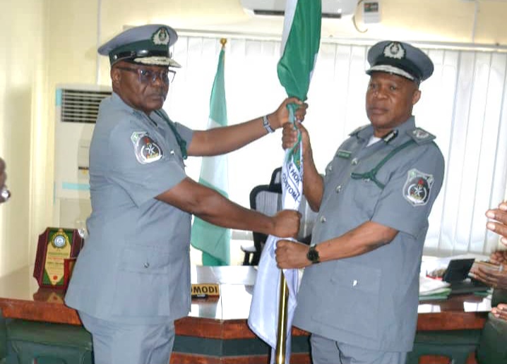 Compt. Kolade Takes Over As ACG Bomodi Bows Out Of Seme Customs Area Command